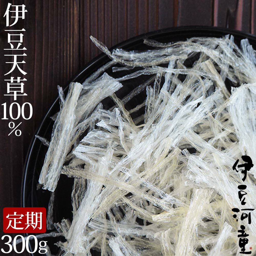 伊豆産天草3キロ 定期購入 糸寒天 300g 伊豆産天草100％送料無料 食物繊維 6センチ